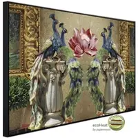 Papermoon Infrarotheizung »EcoHeat - Tiere mit Blumen«, Matt-Effekt - bunt