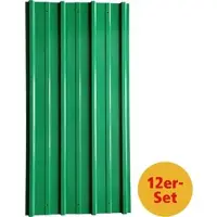 Craftsman Special Tools 12er Set Profil-/Trapezblech - ca. 117 cm x 57 cm - Grün
