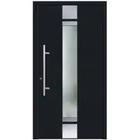 KNOCK Flügelüberdeckende Kunstoff-Haustür »Terra«, anthrazit - grau