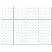 Wallart K&L Wall Art Fliesenaufkleber »Modern Landhaus Kacheln«, selbstklebend