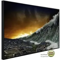 Papermoon Infrarotheizung »EcoHeat - Apokalyptischer Tsunami«, Matt-Effekt - bunt