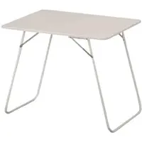 Siena Garden Campingtisch 60 x 80 cm weiß Gestell aus Stahl in weiß, Tischplatte aus Alcotop in weiß