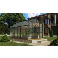 Vitavia Gewächshaus »Mars Plus 9900«, BxHxL: 257 x 238 x 383 cm - gruen