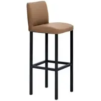 Mayer Barstuhl Sitzmöbel 1164 40 x 45 x 109 cm Stahl schwarz/hellbraun