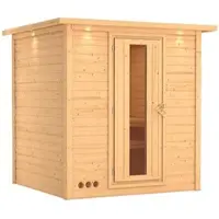Karibu Sauna »Sindi«, für 4 Personen, ohne Ofen - beige