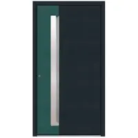 KNOCK Aluminium-Haustür »Marte«, anthrazit / moosgrün - gruen