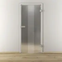 NOVADOORS Glasdrehtür »NOVA 557«, matt - transparent