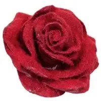 Flowerbox Wachsrose 12er-Set - goldfarben