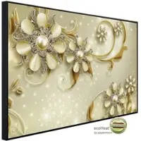 Papermoon Infrarotheizung »EcoHeat - Muster mit Blumen«, Matt-Effekt - bunt