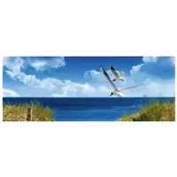 MySPOTTI Badrückwand »North Sea«, BxH:120 cm x 45 cm, blau