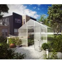 KGT Gewächshaus "Lilie III" pressblank 9,6 m² 10 mm HKP