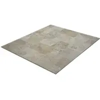 WOHNRAUSCH Wand- und Bodenfliese »Tosca Ecomix«, 0,74 m2, Römischer Verband, Travertin, beige/braun, matt, getrommelt