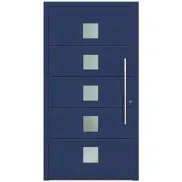 KNOCK Aluminium-Haustür »Terra Nova«, stahlblau