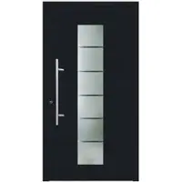 KNOCK Flügelüberdeckende Kunstoff-Haustür »Terra«, anthrazit - grau