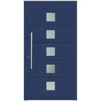 KNOCK Aluminium-Haustür »Terra Nova«, stahlblau