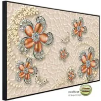 Papermoon Infrarotheizung »EcoHeat - Muster mit Blumen«, Matt-Effekt - bunt