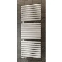 Ximax Handtuchwärmer Einseitig Offen Badheizkörper Ovalprofil Fortuna-Open Weiss Höhe 1512 mm, Breite 600 mm 870 Watt