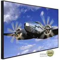 Papermoon Infrarotheizung »EcoHeat - Klassisches Vintage Flugzeug«, Matt-Effekt - bunt