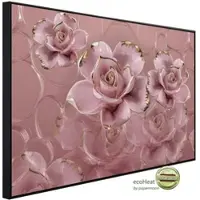 Papermoon Infrarotheizung »EcoHeat - Muster mit Blumen«, Matt-Effekt - bunt