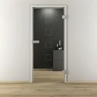 NOVADOORS Glasdrehtür »NOVA 505«, glänzend - transparent