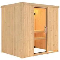 Karibu Sauna »Kothla«, für 3 Personen, ohne Ofen - beige
