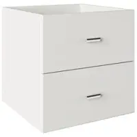 Phoenix Schubladencontainer Raumteiler-Erweiterungsset BxHxL: 34,1 x 34,1 x 33,4 cm, Holz - weiss