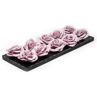 Flowerbox Wachsrose - lila