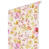 Wallart K&L Wall Art Vliestapete »Vintage Vliestapete«, Sommerblüten Aquarell Rosen, mehrfarbig, matt - bunt