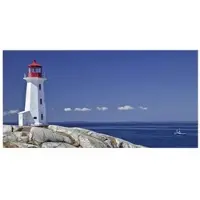 MySPOTTI Badrückwand »Lighthouse«, BxH:90 cm x 45 cm, blau