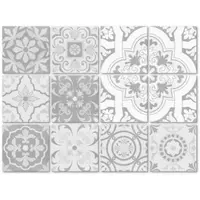 Wallart K&L Wall Art Fliesenaufkleber »Ornamente Betonoptik«, selbstklebend
