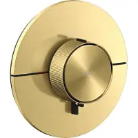 Hansgrohe AXOR ShowerSelect ID Thermostat HighFlow Unterputz rund, Brushed Brass