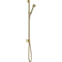 Hansgrohe Brause-Set Axor One EcoSmart m Wandanschluss, 75mm, 1j, pol. gold optic