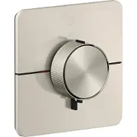 Hansgrohe AXOR ShowerSelect ID Thermostat Unterputz softsquare für 1 Verbraucher, Edelstahl Optic