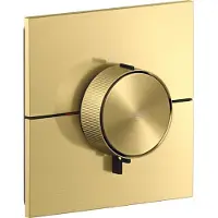 Hansgrohe AXOR ShowerSelect ID Thermostat HighFlow Unterputz eckig, Brushed Brass