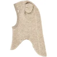 Müsli Wollfleece-Schlupfmütze mit Ohren, beige, 56