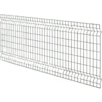 Floraworld 3D-Felder-Zaunmatte, HxLxT: 80 x 200 x 4 cm, Stahl, grün - gruen