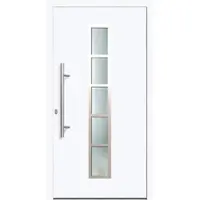 KNOCK Flügelüberdeckende Kunstoff-Haustür »PISA«, weiß - weiss