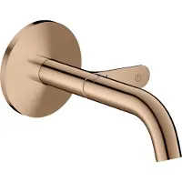 Axor One Waschtischmischer Unterputzmodell für Wandmontage Select, Ausladung 160mm, 48180300, Farbe: Polished Red Gold