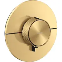 Hansgrohe AXOR ShowerSelect ID Thermostat HighFlow Unterputz rund, Brushed Gold Optic