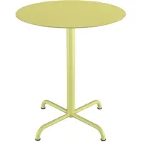Houe PICO Gartentisch Rund 4-Fuß Gestell Lemon Zest