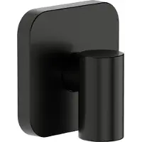 Hansgrohe FixFit Fine Q Wandanschluss mit Rückflussverhinderer, 28884340, Farbe: Brushed Black Chrome