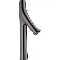 Hansgrohe 2-Griff-Waschtischmischer AXOR STARCK ORGANIC 170 DN 15 f Waschsch. ComfortZone 170 pol. b ComfortZone 170 polished black chrome