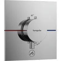 Hansgrohe ShowerSelect Comfort E Thermostat Unterputz für 1 Verbraucher und einen zusätzlichen Abgang, Chrom