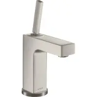 Hansgrohe Einhebel-Waschtischmischer AXOR CITTERIO 110 DN 15 o Zugstange stainless steel optic ohne Zugstange stainless steel optic