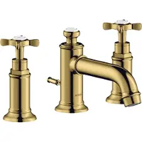 Hansgrohe 3-Loch Waschtischarmatur AXOR MONTREUX 30 DN 15 m ZAG 1 1/4Zoll polished gold opti polished gold optic