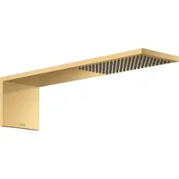 Hansgrohe AXOR ShowerComposition Kopfbrausemodul 110/220, 1-jet, Ausladung 425mm, 12592250, Farbe: Brushed Gold Optic
