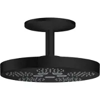 Hansgrohe Kopfbrause Axor One mit Deckenanschluss, 2jet, mattschwarz