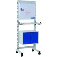 Rocholz QM-Station MODUL 5200 670x650x1765 mm Metallablage und Schrank für Ordner mit Whiteboard