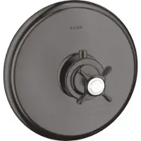 Hansgrohe Fertigset Axor Montreux HF UP-THM, m Kreuz, brushed black chrome