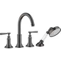 Hansgrohe Fertigmontageset Axor Montreux 4-L-BW-Rand-Arm, m HG, brush. bla vc